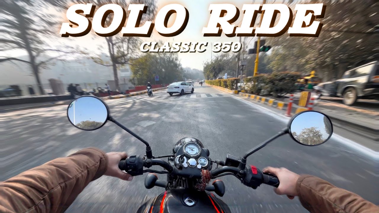 SURPRISINGLY GOOD! RIDING ROYAL ENFIELD CLASSIC 350 | PURE SOUND  