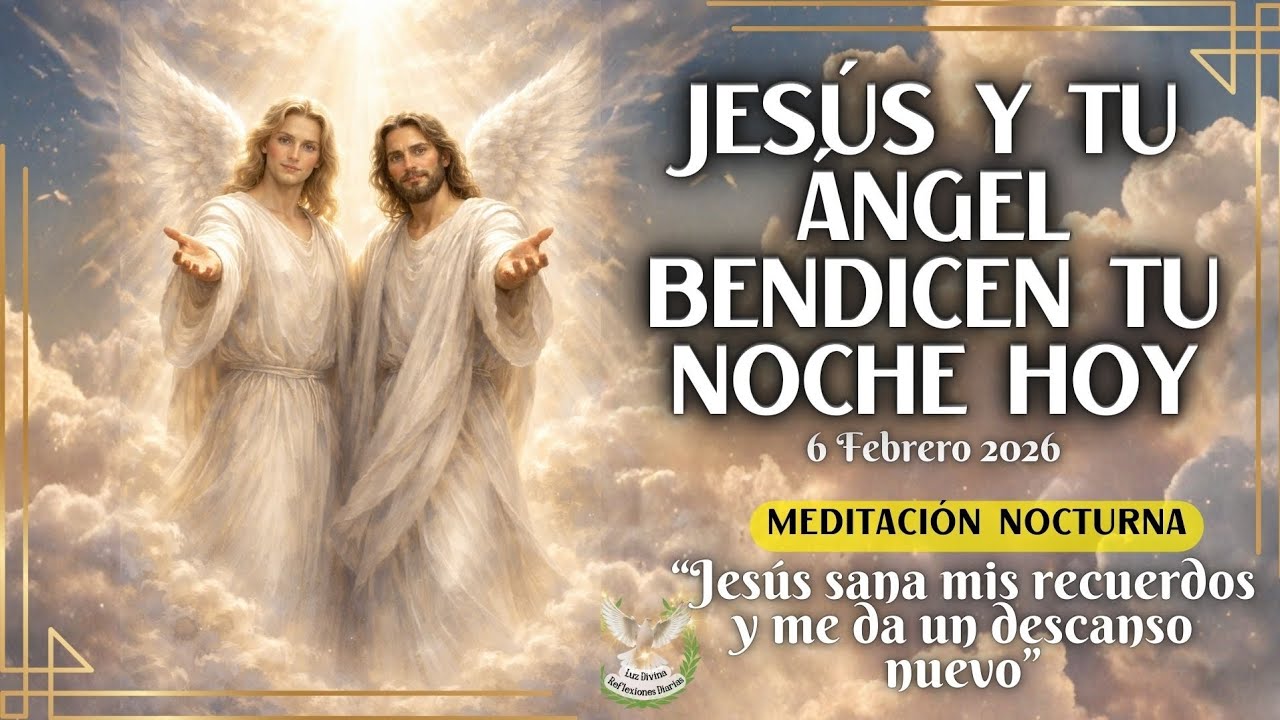 ✝️Oración nocturna para nostalgia, heridas y paz interior (Salmo 34)👏✨️