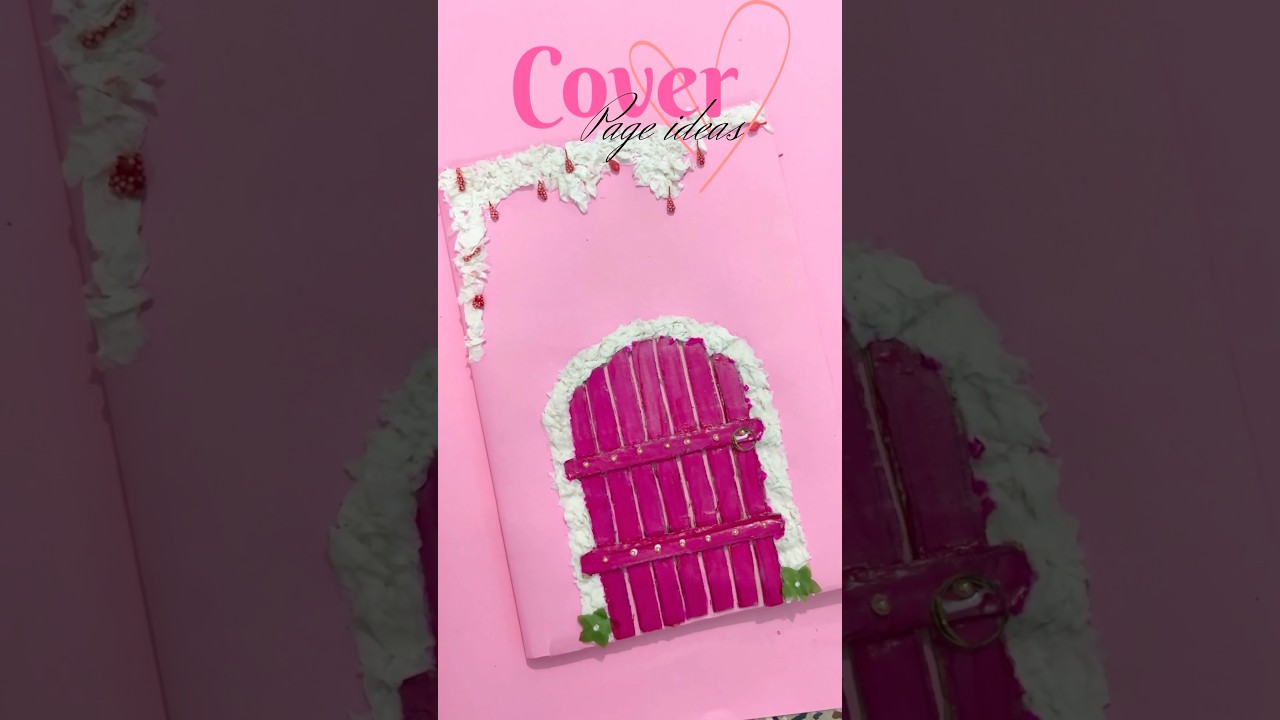 Teacher’s Diary cover ideas 🌸#diy #new #newsong #artscraft #craft #trending #viral #artandcraft