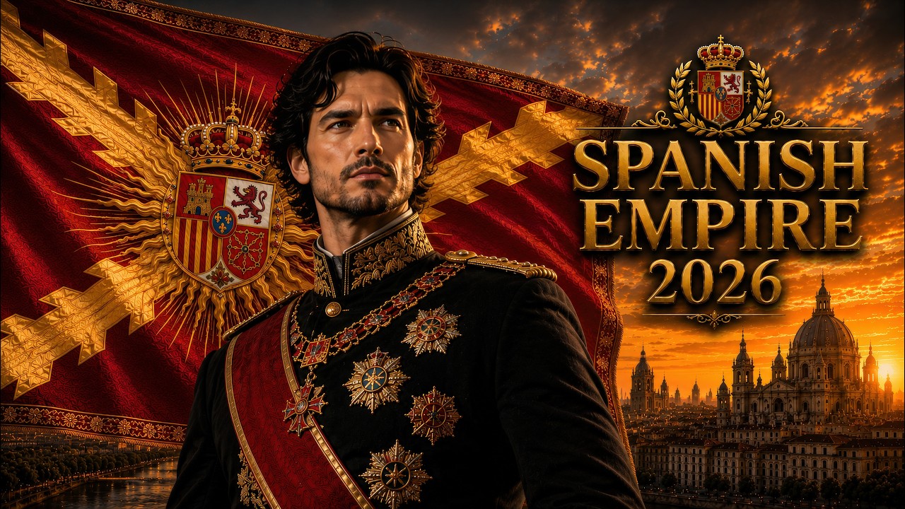 SPANISH EMPIRE 2026 - The SUN does not DIE! #spain #spanishguitar #history #historia #ai #aivideo