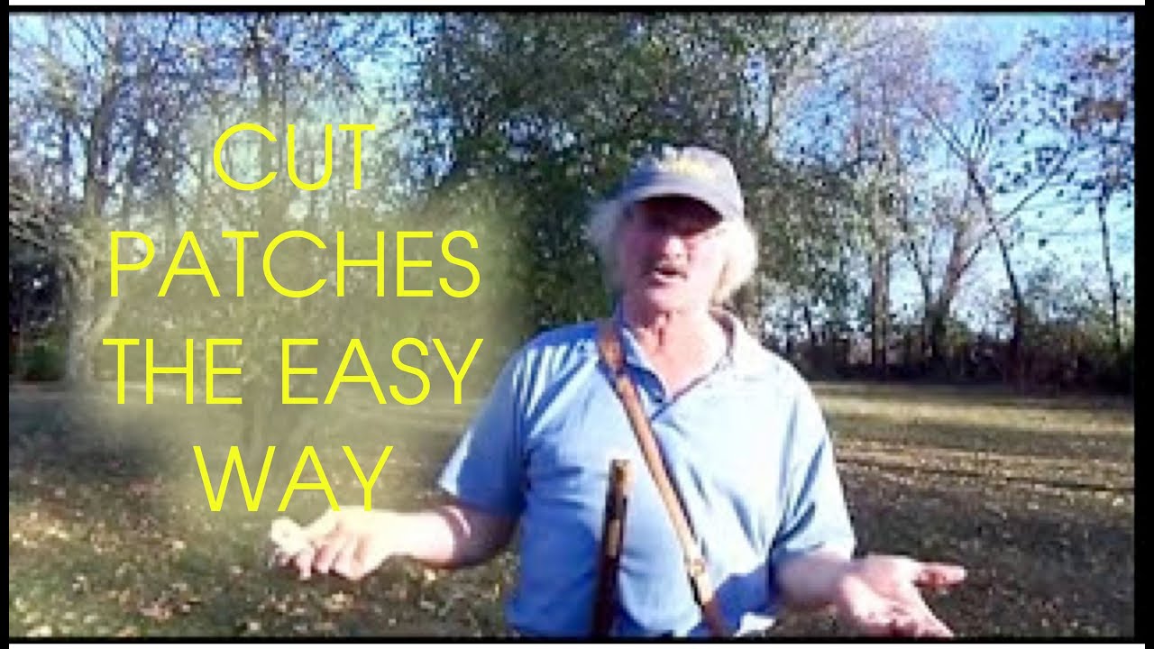 How to make Patches for black powder shooting
