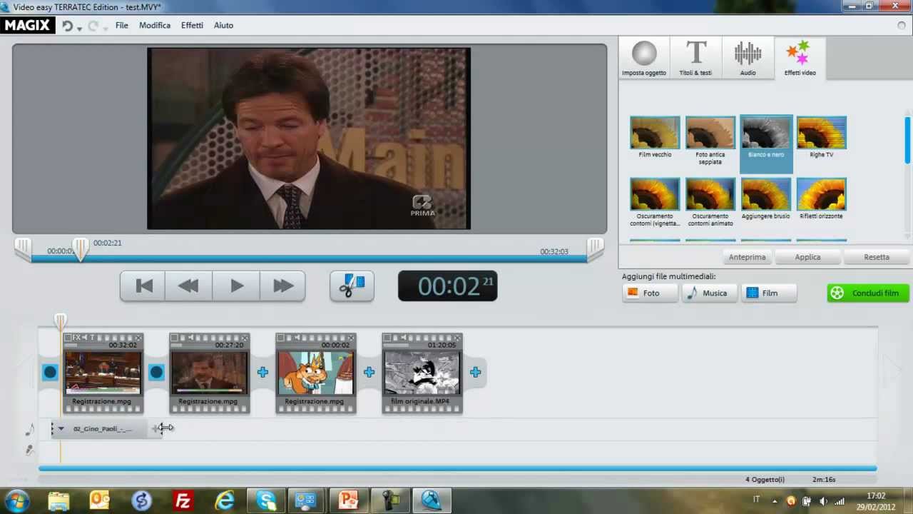 Acquisizione Video analogici con Magix Video easy TT edition