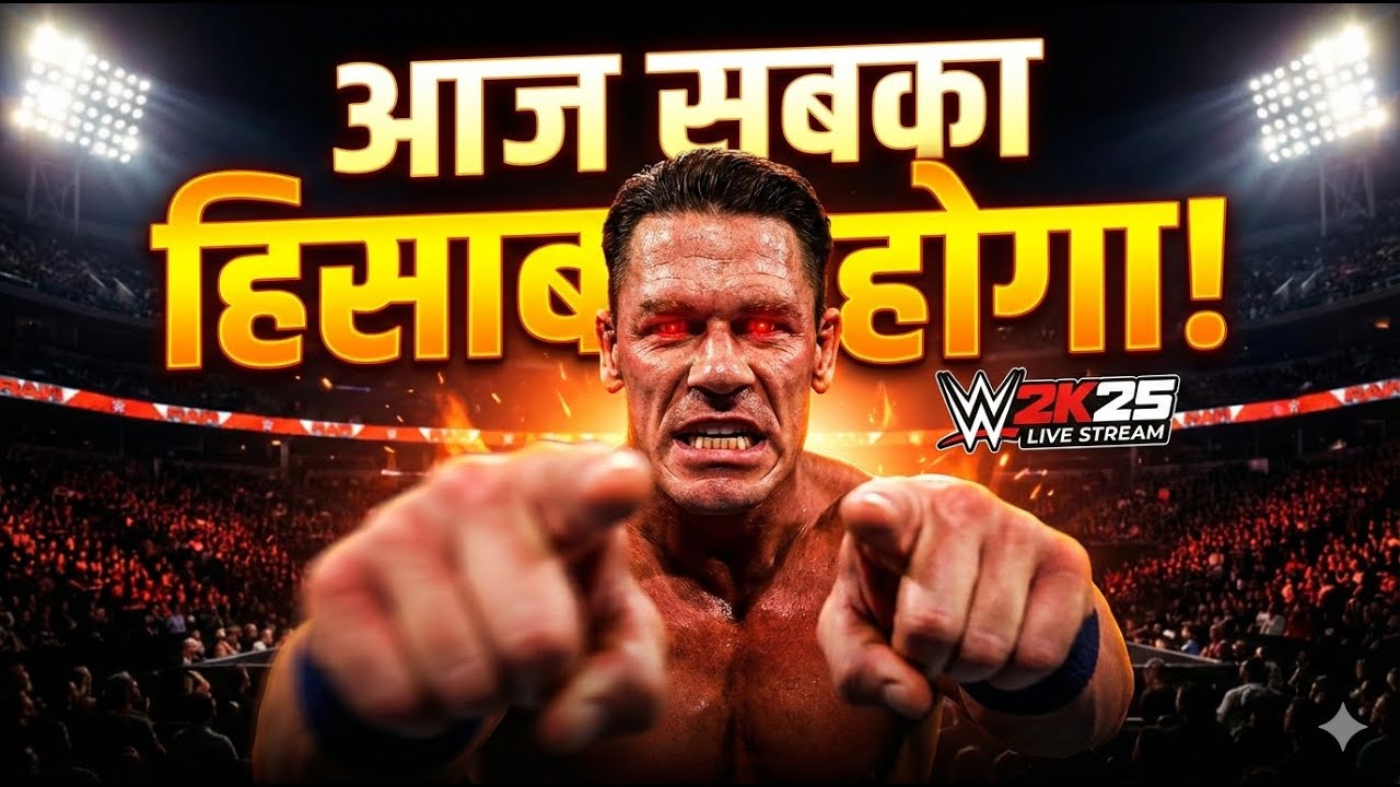 Aaj Sabka हिसाब होगा!🔥WWE 2K25 LIVE