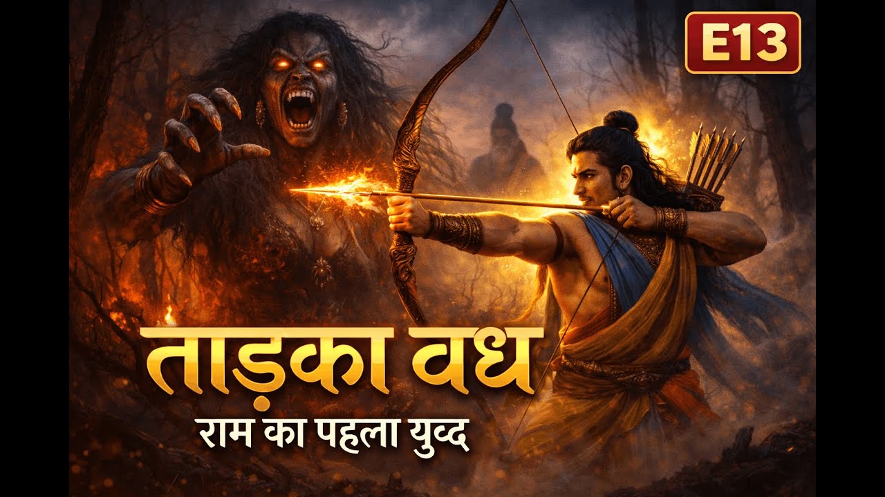 क्या स्त्री का वध धर्म है | Tadaka Vadh Explained | Episode 13 #jaishreeram #ramayan #lordram