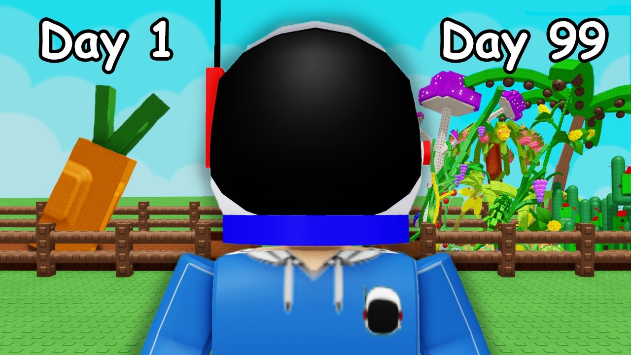 I Spent 100 Days in Grow a Garden 2
