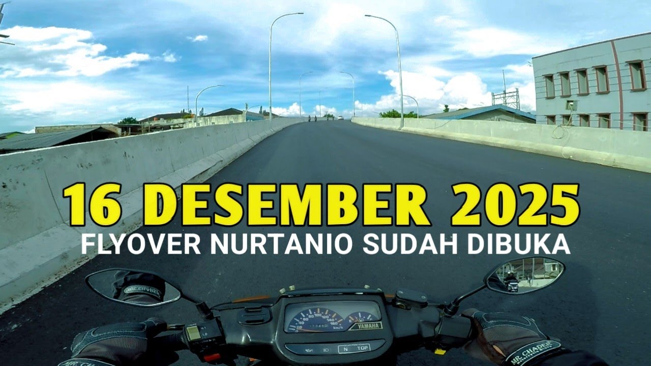 SUDAH DI BUKA‼️UNTUK UMUM FLYOVER NURTANIO BANDUNG