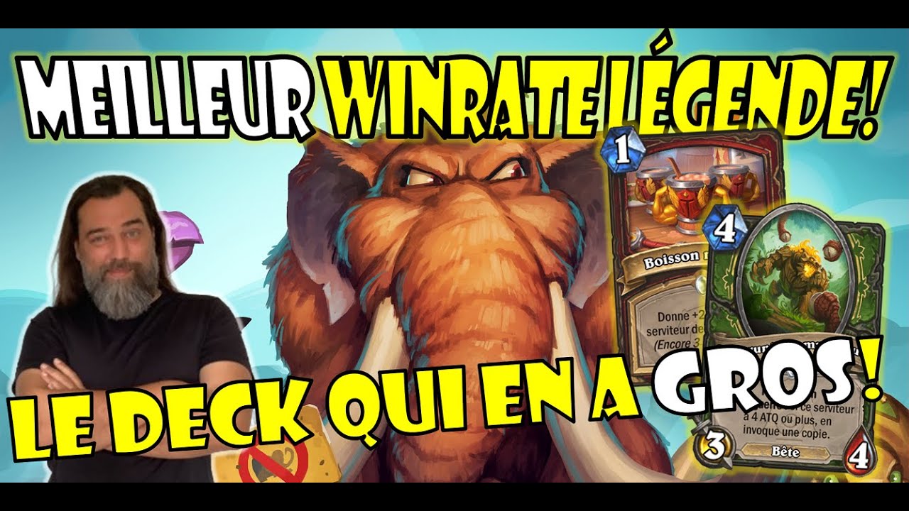 MEILLEUR WINRATE EN LÉGENDE! DECK CHASSEUR HANDBUFF