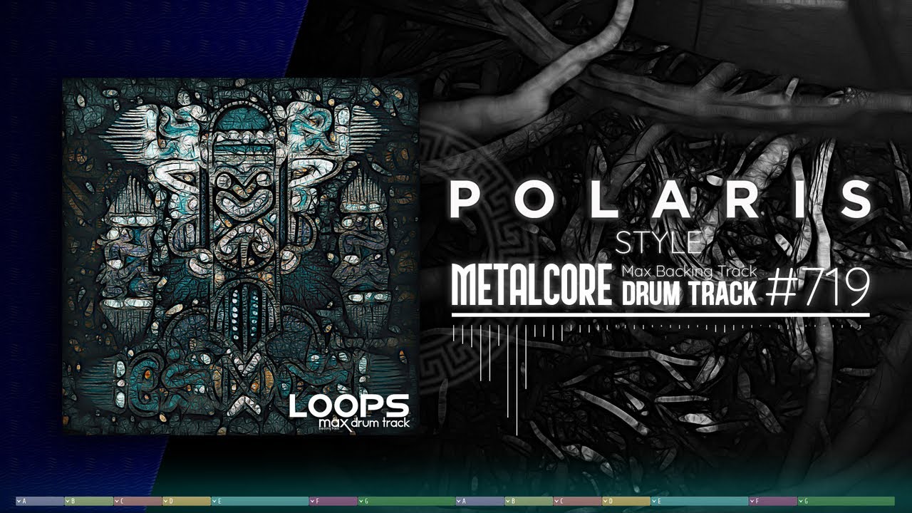 Metalcore Drum Track / Polaris Style / 140 bpm