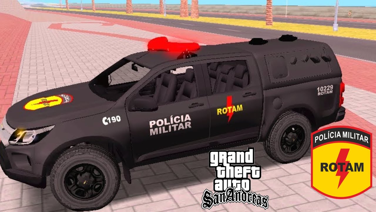 GTA SAN MOD POLICIA PMGO ROTAM  TROCA DE TIROS  CPF CANCELADO