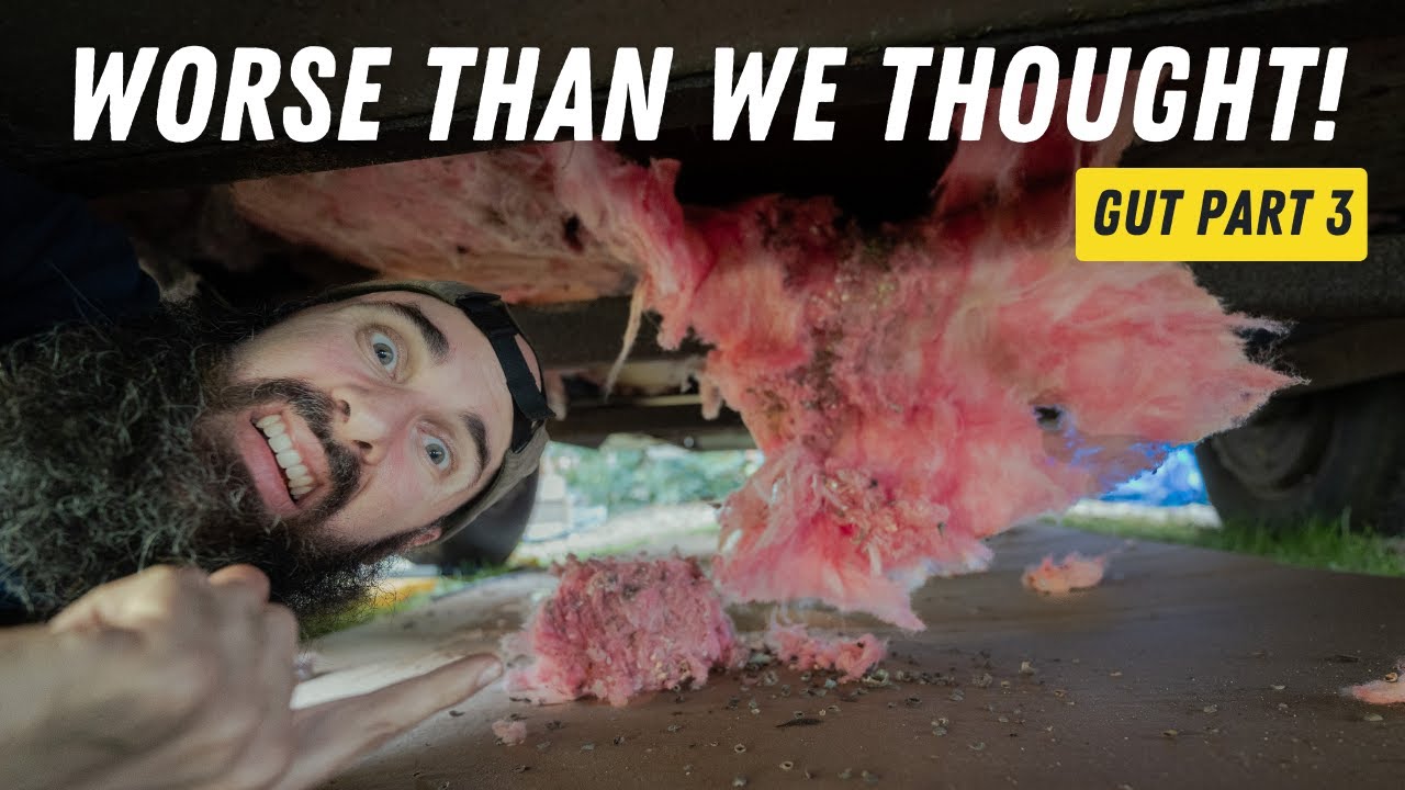 REMOVING THE BELLY PAN of our Vintage Airstream (Ep.4)