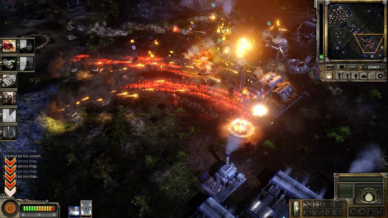 C&C Red Alert 3: Generals Evolution Mod BETA 0.3 - Beautiful Katyusha Night Attack