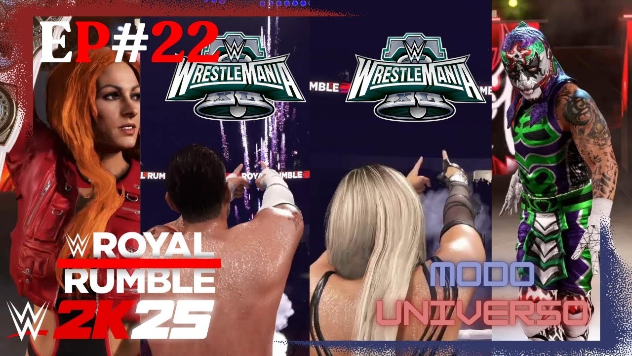 CAMINO A WRESTLEMANIA LLEGAMOS AL ROYAL RUMBLE! WWE 2K25 l Modo Universo l Episodio 22 l M&M Playing