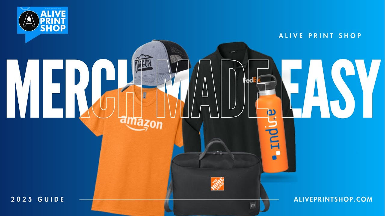 Order Custom Apparel with Alive Print Shop