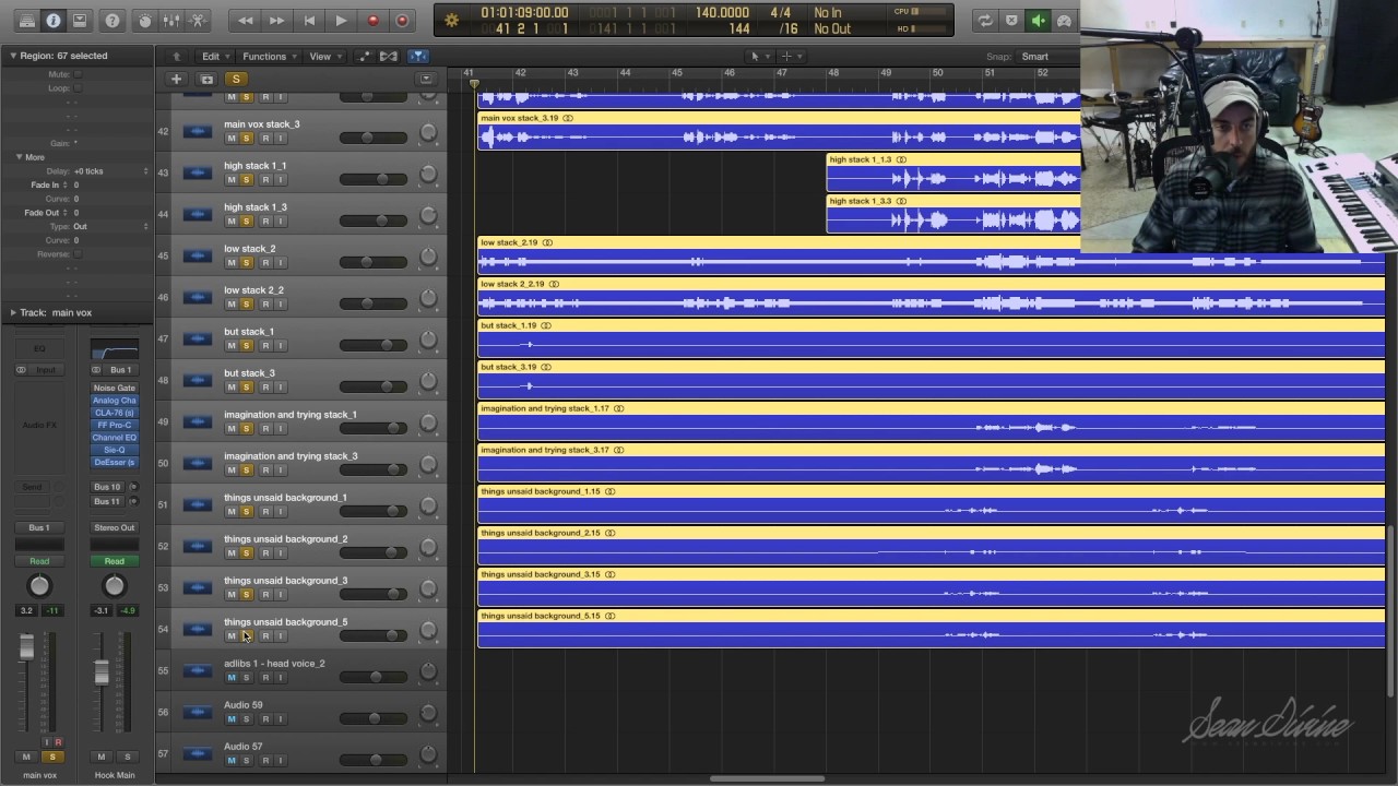 Using Strip Silence to Remove Noise From Vocals (Logic Pro X)