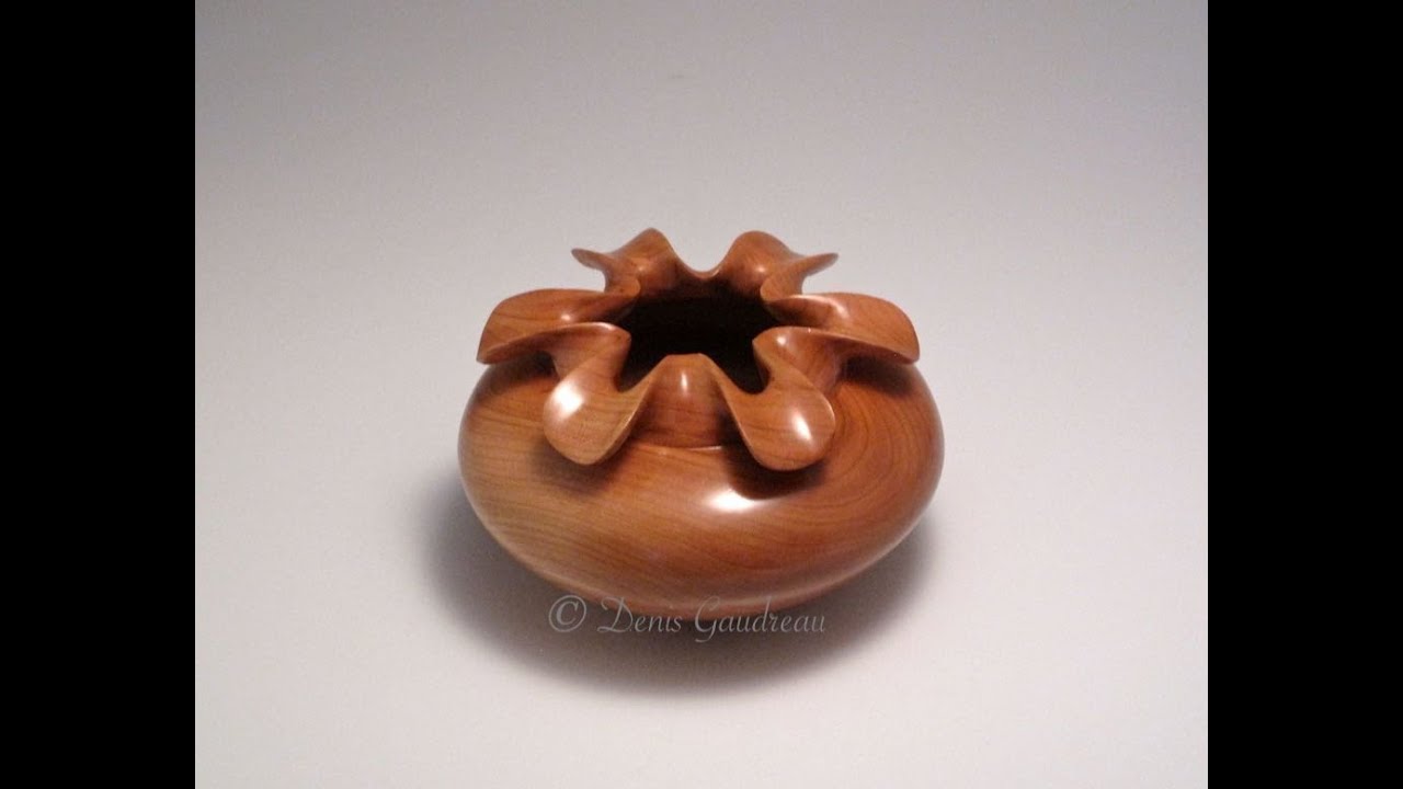 Tournage sur bois  (Démo No.9) - Vase Floral