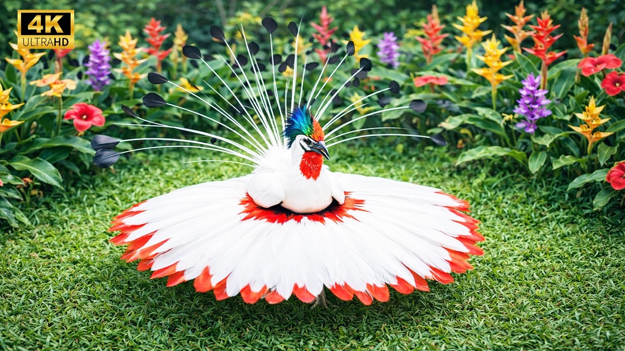 🌈🕊️ Top 50 Most Beautiful, Strange & Rare Birds in the World  Nature 4K ASMR