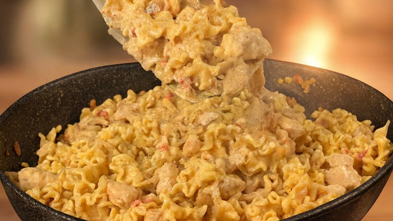 Pasta mit Hähnchen und Sahnesoße – das Geheimnis des Restaurantgeschmacks zu Hause!