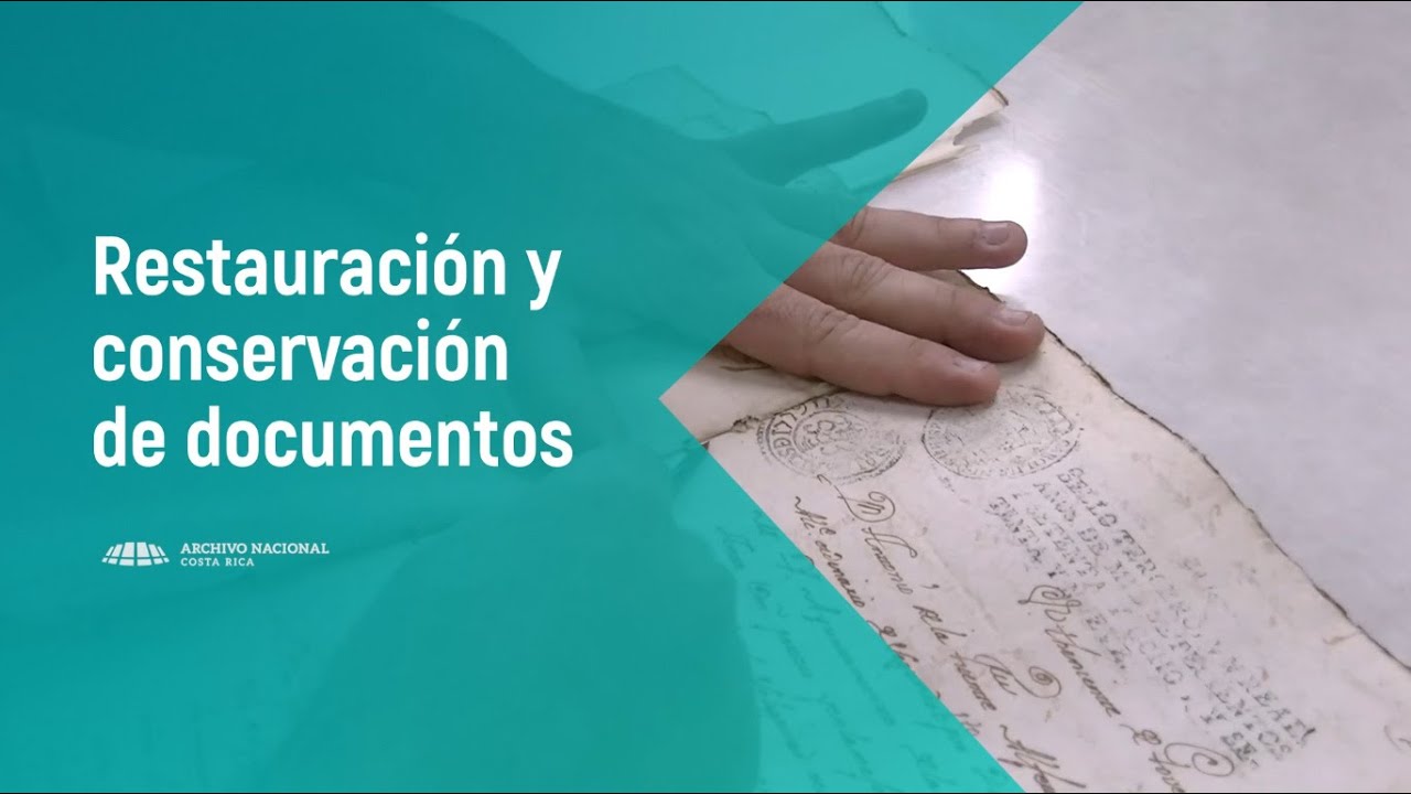 Restauración y conservación de documentos