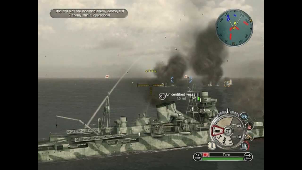 Battlestations: Pacific. Japanese campaign. Mission 3. Battle of Java Sea