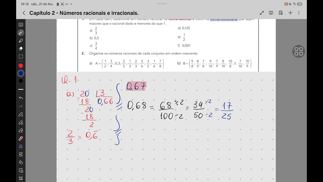 Resolução de exercícios(pág 31) - 1° ano