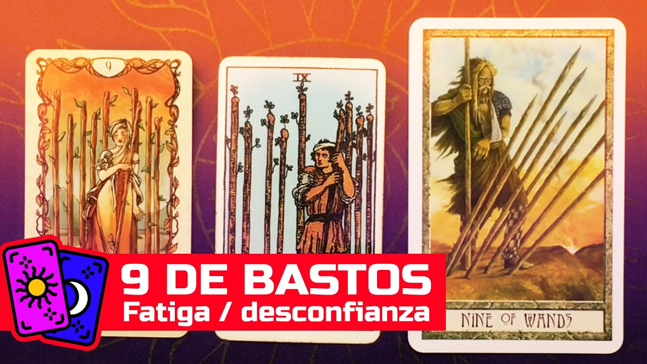 9 de Bastos. Estás herido, pero aún de pie. ¿Qué estás protegiendo?