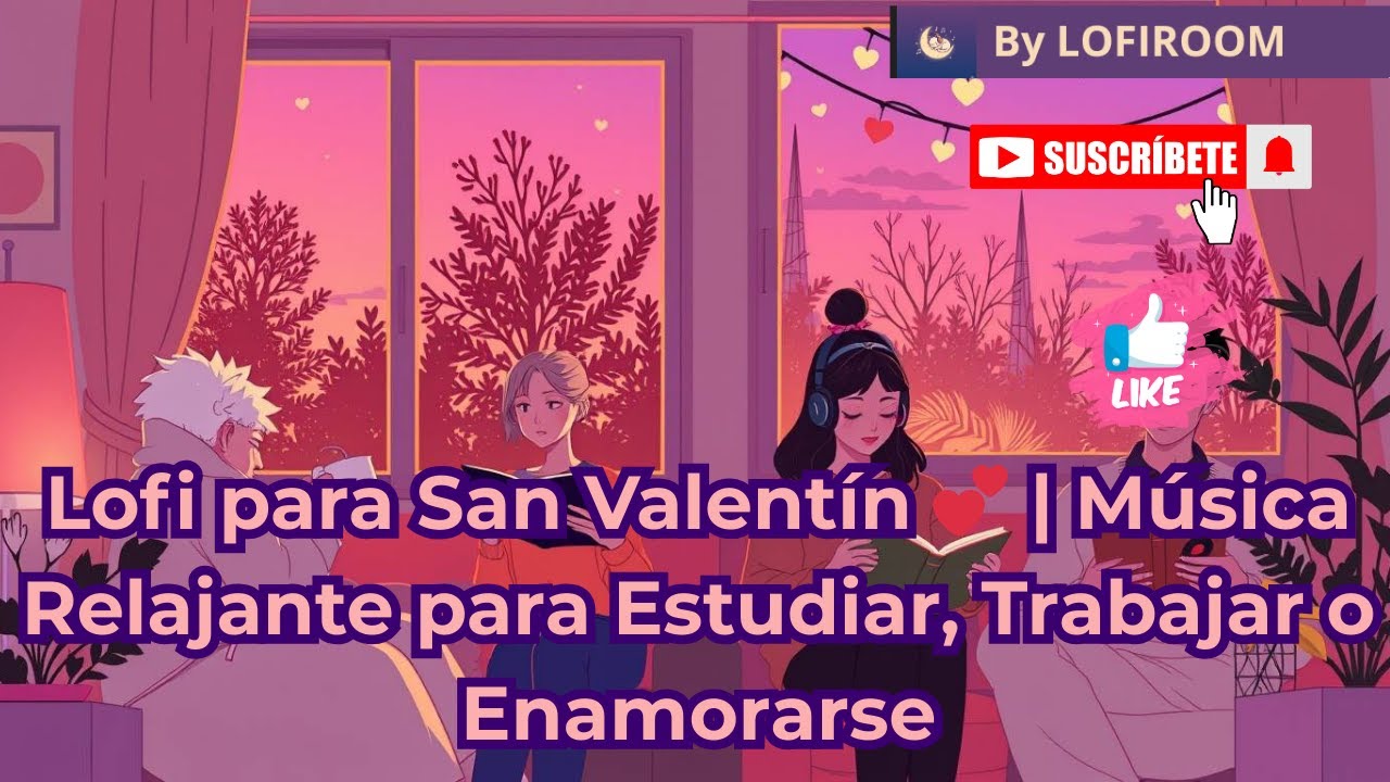 💕 LOFI PARA SAN VALENTÍN 💕 Musica Relajante para Estudiar, Trabajar o Enamorarse