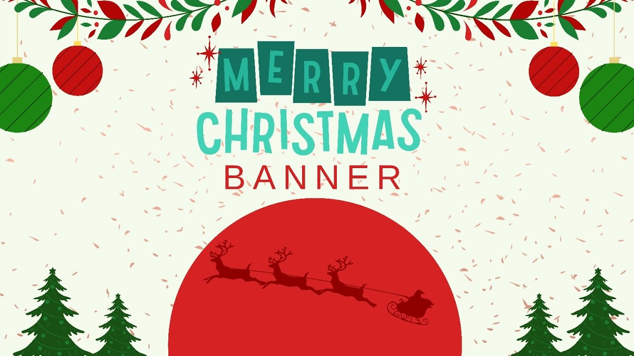DIY merry Christmas banner//diy Christmas decoration// #artandcraft #diy #youtube #handmade #viral