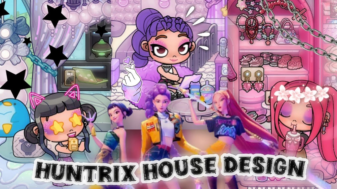 🏡✨ Free Huntrix House Design in Avatar World x Kpop demon hunters movie | pazu | Avatar World 