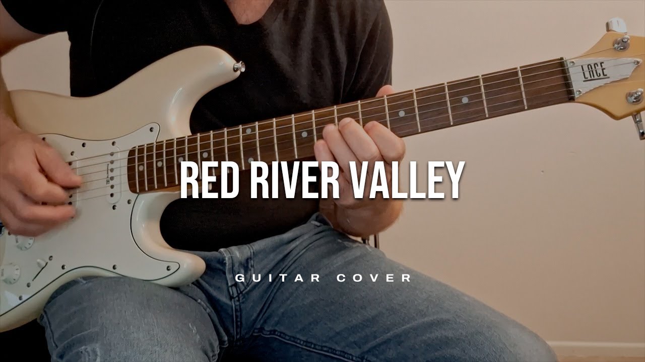 Red River Valley - Electric Guitar Cover (Tabs & Backing Track Available)