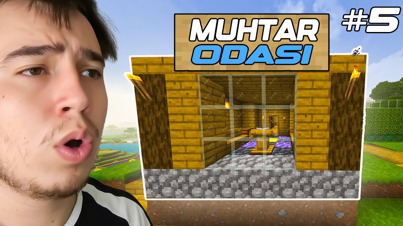 MUHTAR ODASI YAPTIM MUHTAR OLDUM !! | Ekiple Minecraft Survival #5