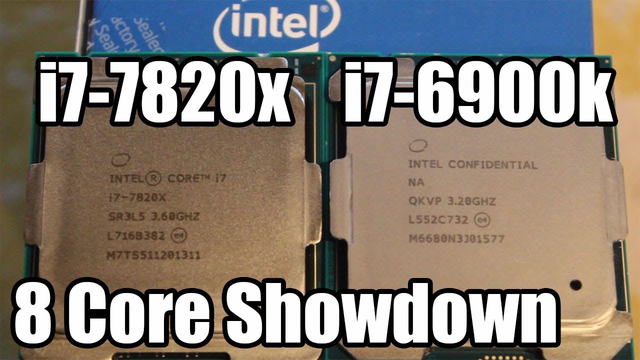 i7-7820x vs i7-6900k Showdown - Core To Core Comparison!