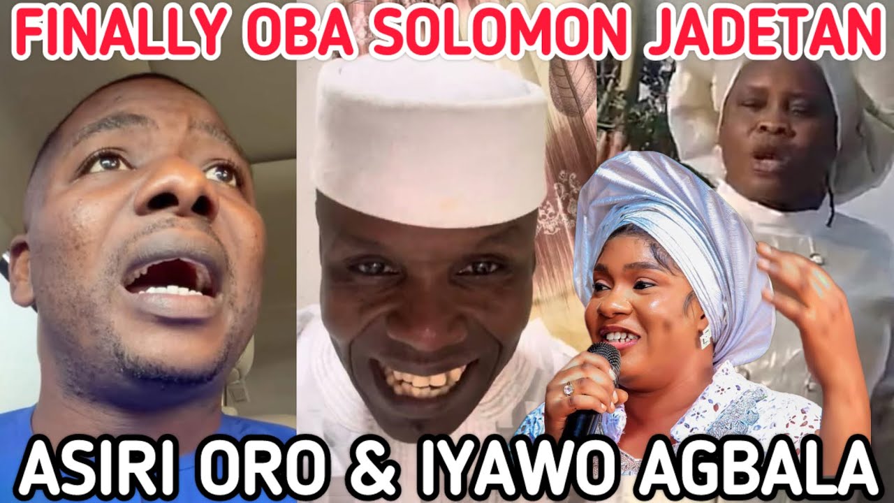 😭ASIRI TI PADA TU O, OBA SOLOMON tun jade fun AGBALA GABRIEL ati Oro Iyawo AGBALA GABRIEL
