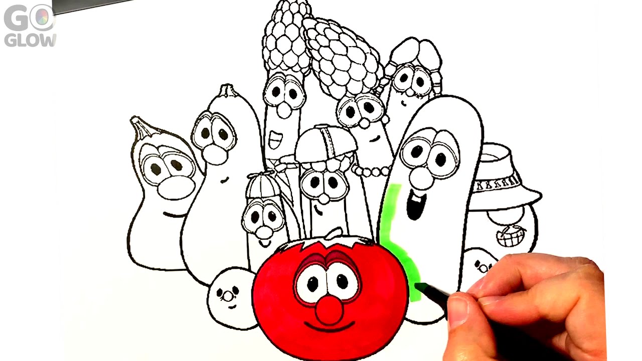 VeggieTales Colouring Page