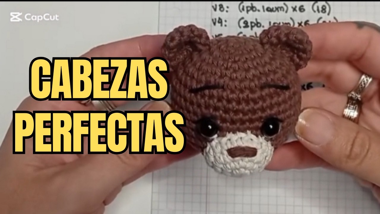 Cabezas perfectas para amigurumis 🧶 Truco para que queden redondas
