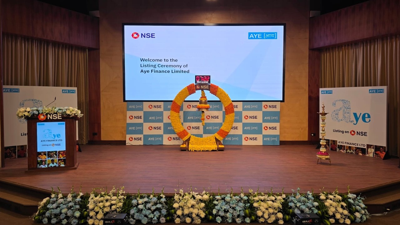 Listing ceremony of Aye Finance Limited