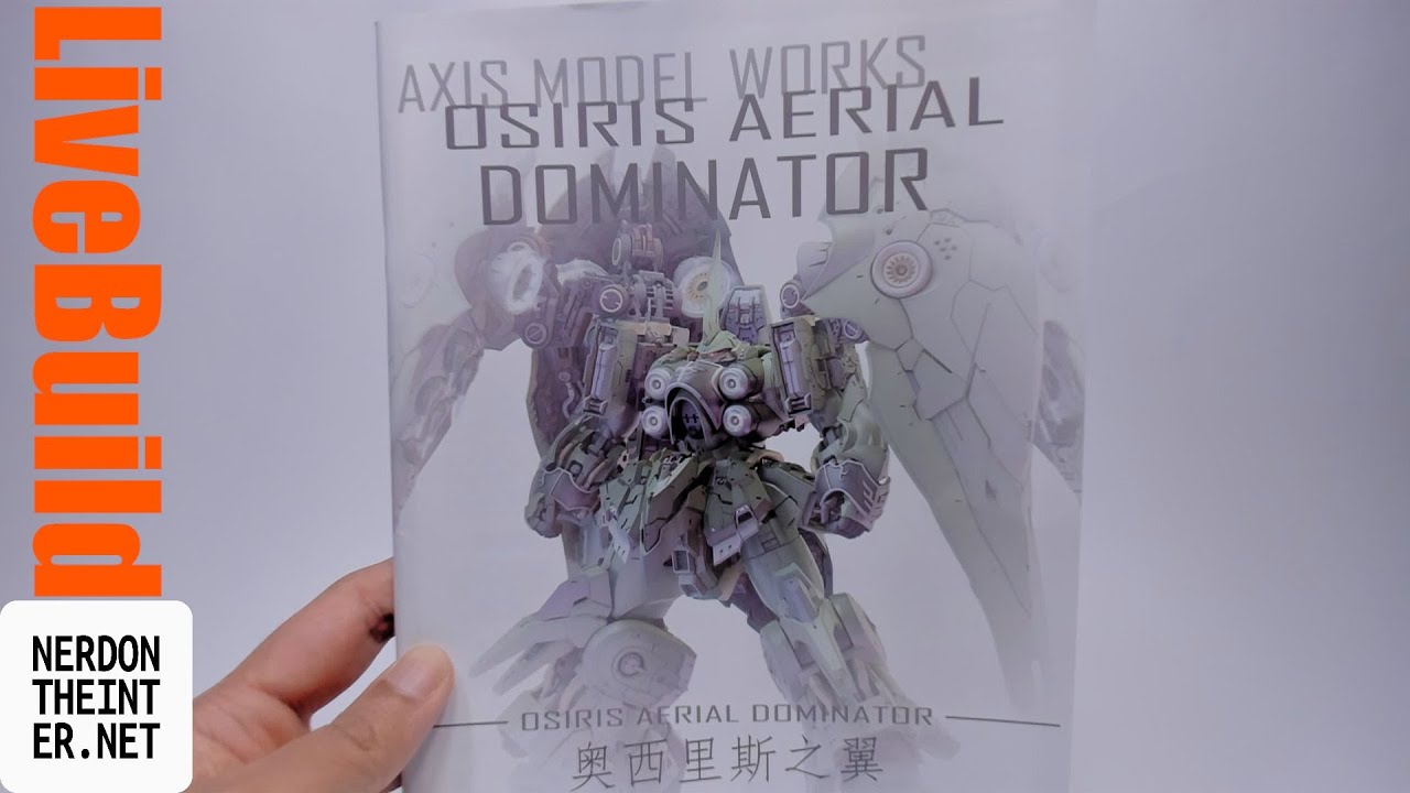 Osiris Aerial Dominator (Kshatriya) | Part 1 | 1/100 Axis Model Works | LiveBuild