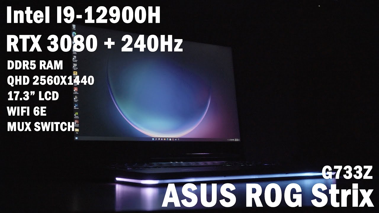 i9-12th Gen + RTX 3080 Gaming Laptop Unboxing - ASUS ROG Strix SCAR 17 (2022) G733Z
