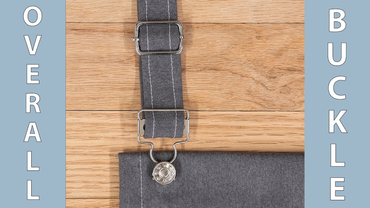 How to Sew Overall Buckles - Adjustable