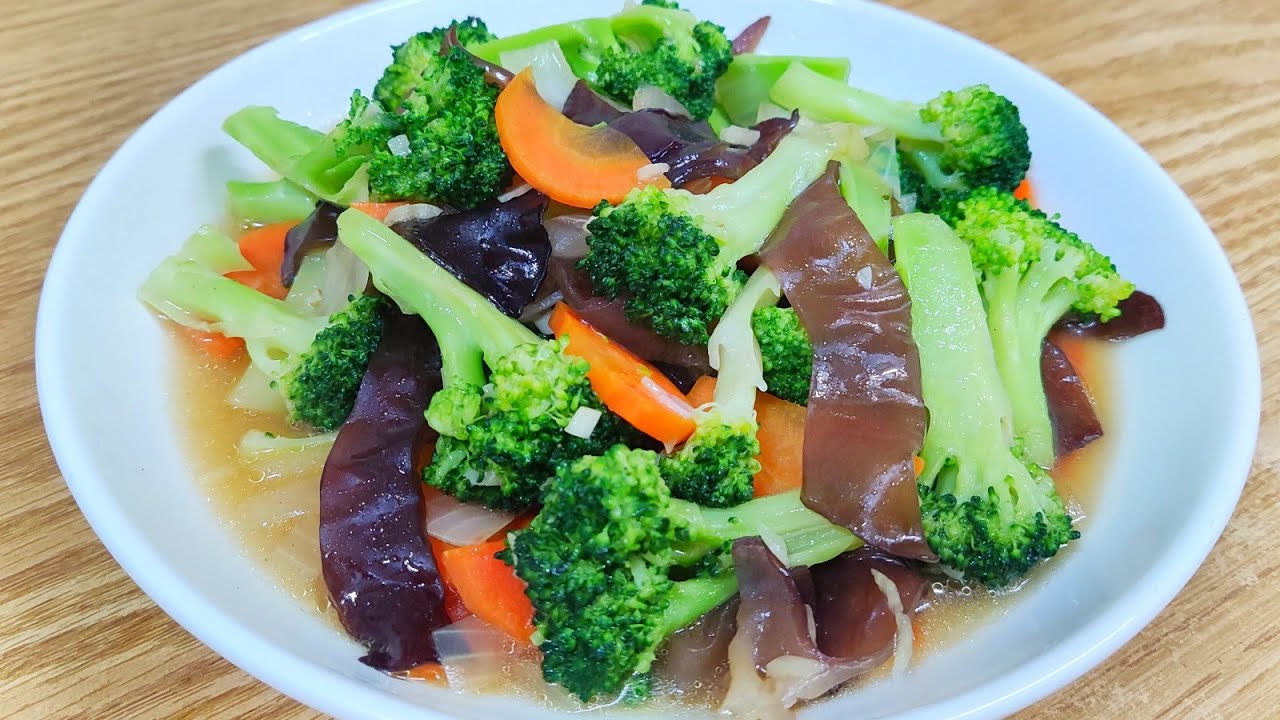 COBAIN RESEP INI‼️CARA MASAK BROKOLI JAMUR KUPING MUDAH ENAK DAN SEHAT