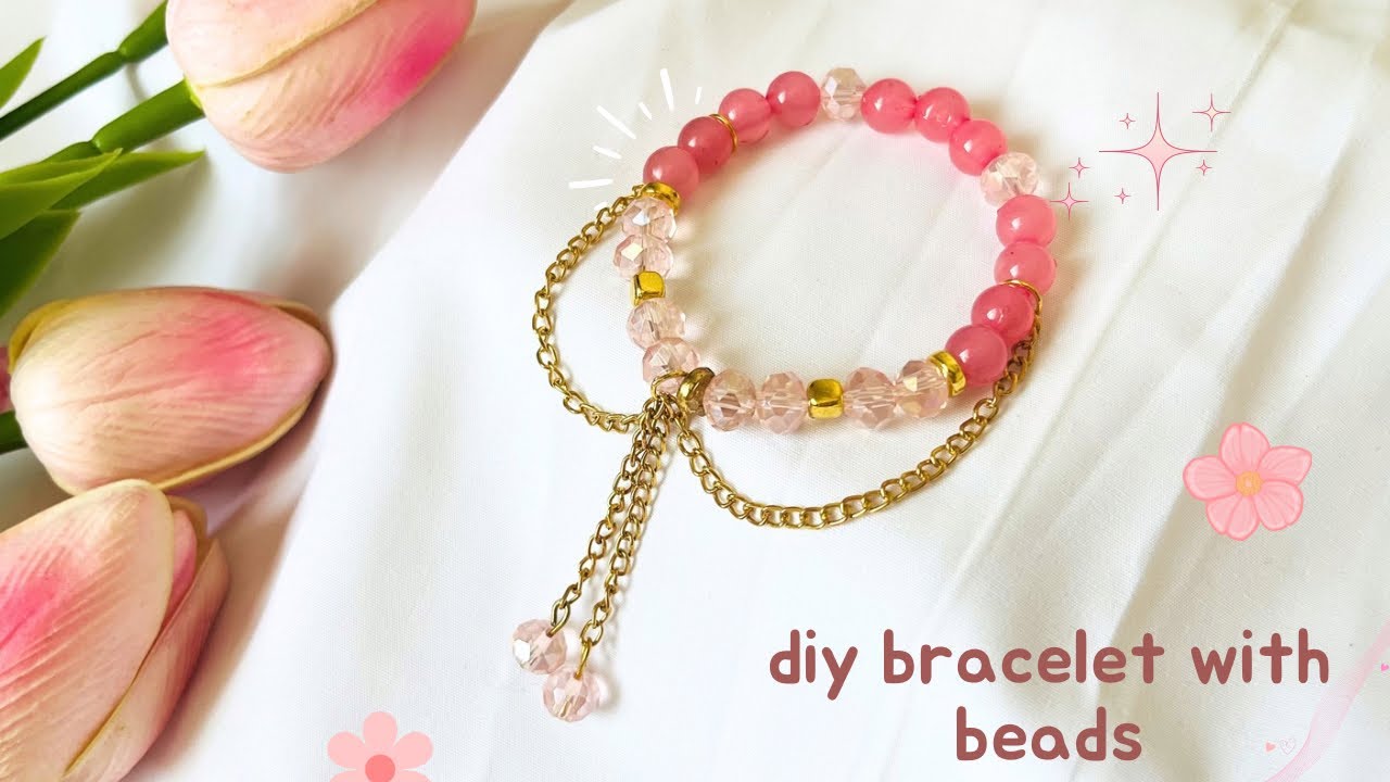 diy beads bracelet | how to make bracelet at home |bracelet making|bracelet kaise banaen