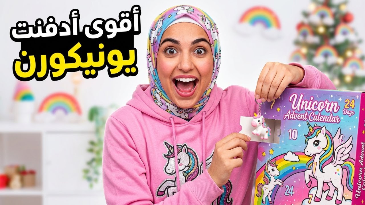ادفنت اكسسوارات يونيكورن كيوووت فوق الخيال 🦄🎄 مفاجآت كل يوم!