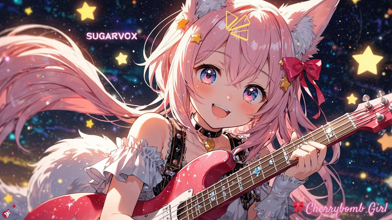 Kawaii Rock × Anime Pop - Cherrybomb Girl | Cute Vocaloid Style Song 🎀 sweet edition for happy mood