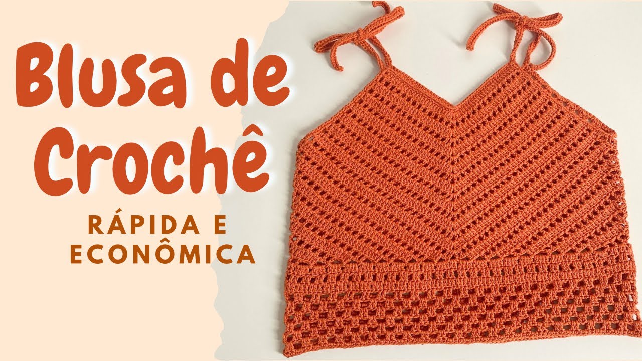 Regata Charme de Crochê Passo a Passo | Aprenda e Venda Muito!