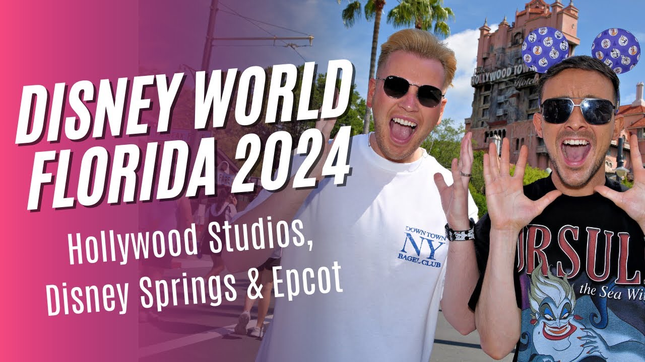 Disney World Florida 2024 Day 2: Hollywood Studios, Disney Springs & EPCOT | Mr & Mr Lane