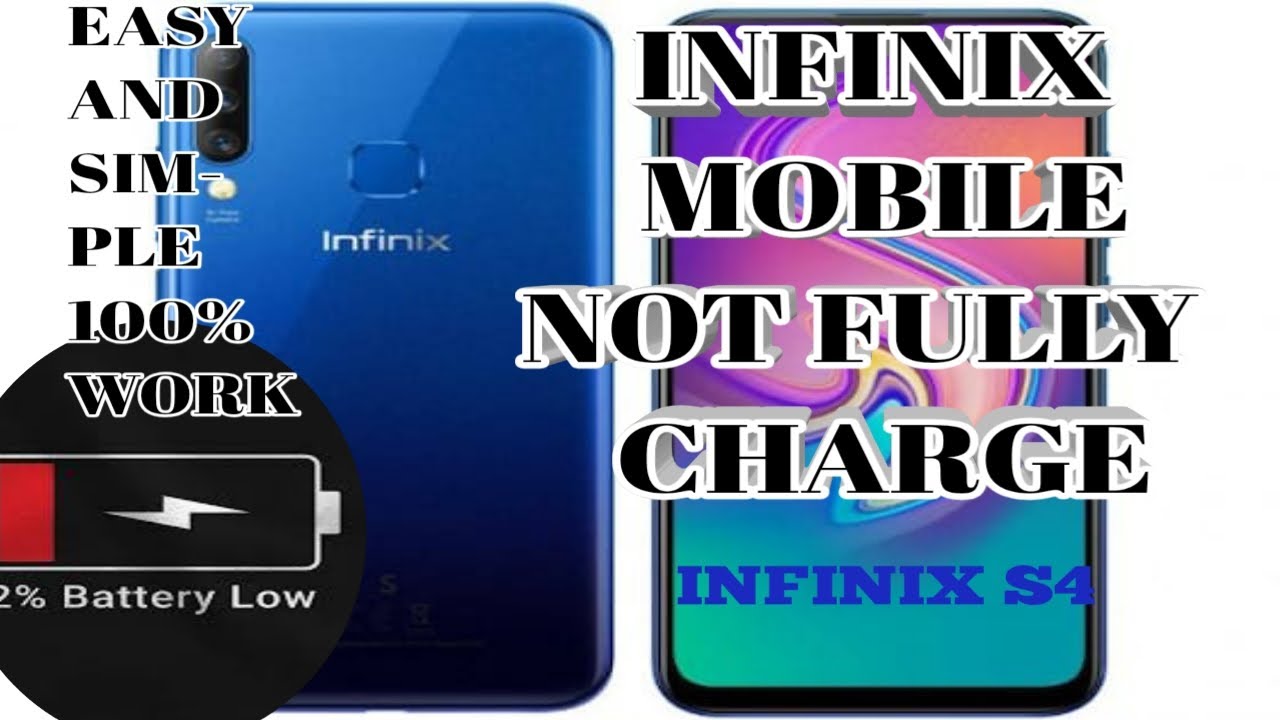infinix S4 charging problem, Infinix mobile not full charge.
