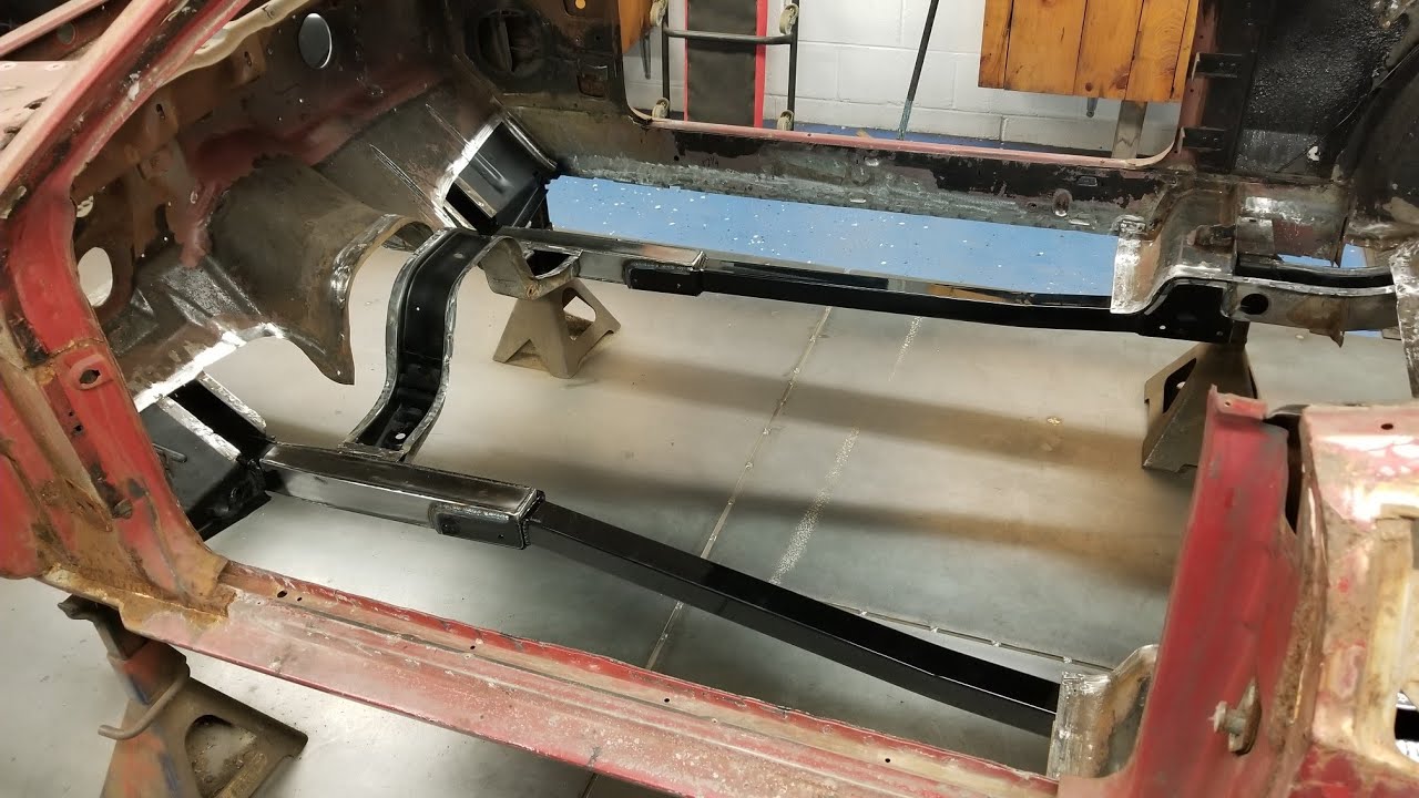 1969 Mustang Fastback Sub Frame Connectors And Floor Supports Are In