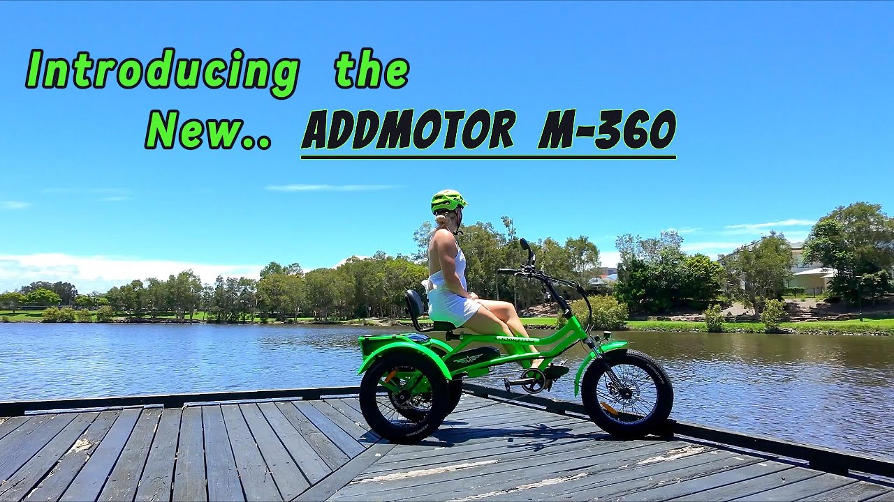 Электрический трехколесный велосипед Addmotor M-360: один из любимых трехколесных велосипедов с т...