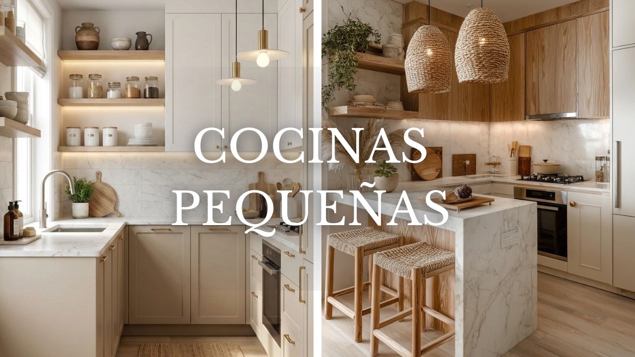 COCINA PEQUEÑA FUNCIONAL ✅ IDEAS Y SOLUCIONES