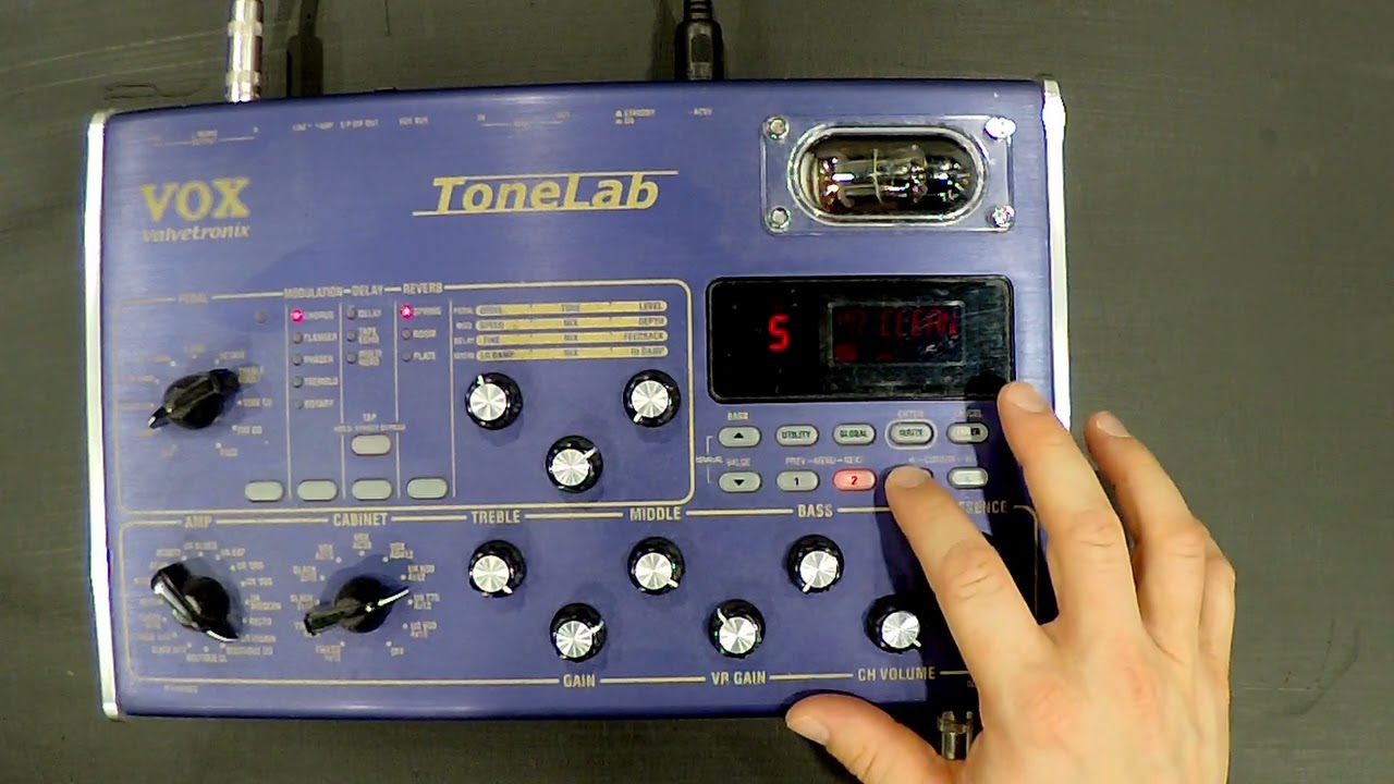 VOX Valvetronix Tonelab - Pedal Profile Video