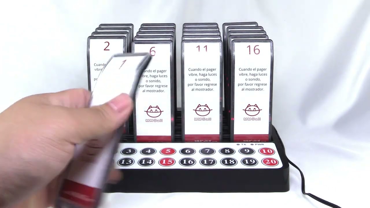 MMCall slim pager system, guest paging system